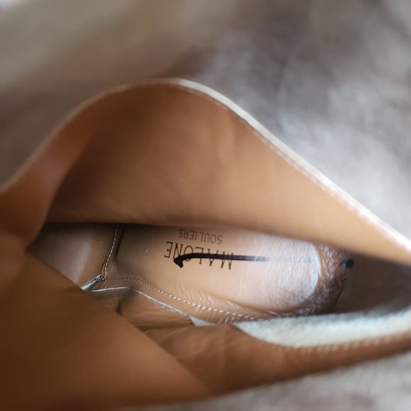 Malone Souliers 'Madleen' Suede/Lizard High Heel Bootie - Picture 12 of 15